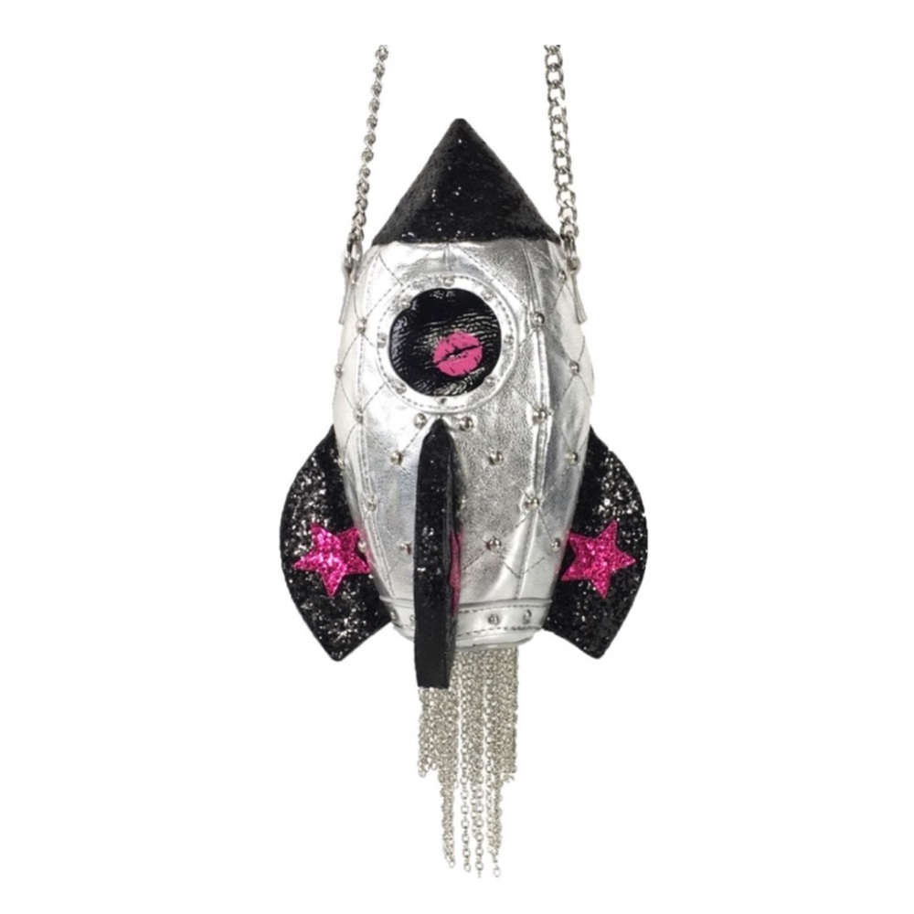 RARE, FUN, Kitschy, BETSEY JOHNSON Rocket Ship Purse